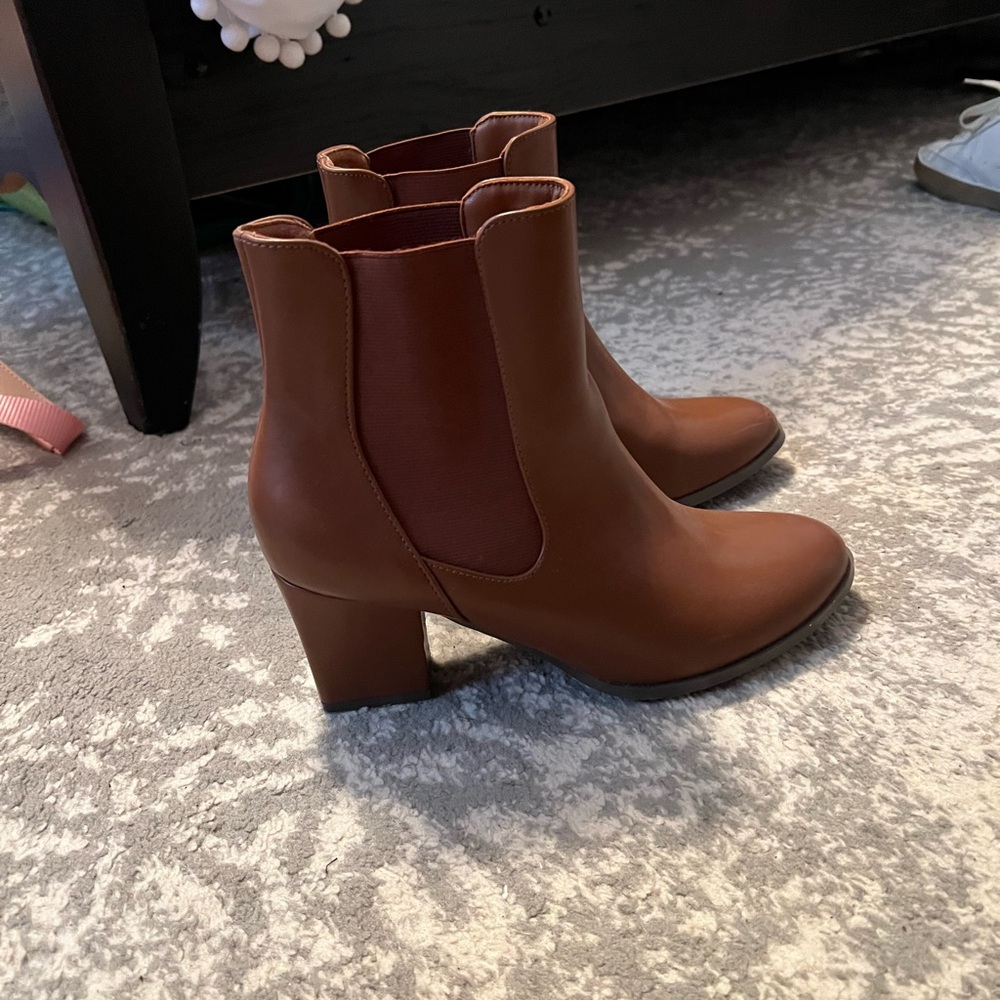 brown booties
